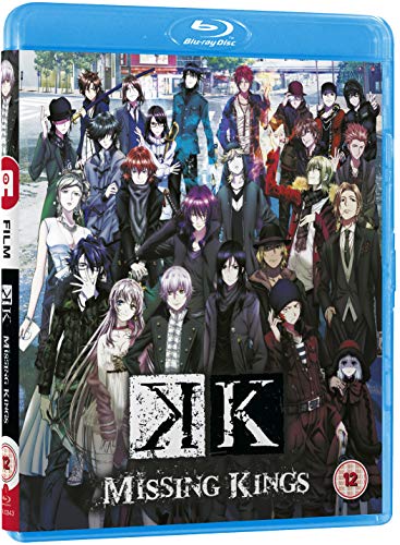 Blu-ray case for “K - Missing Kings” featuring a large group of anime characters.