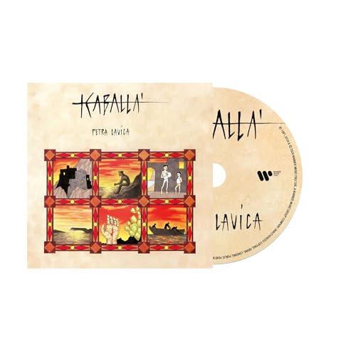 CD case for "Kaballó - Petra Lavica" with illustrated panels.