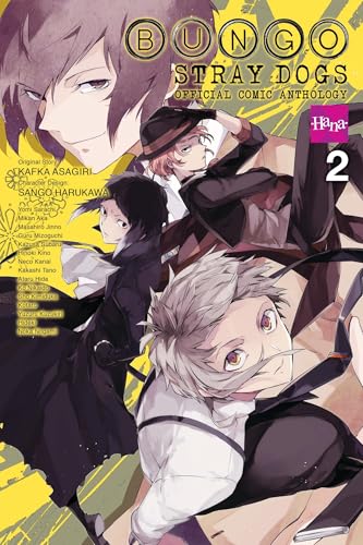 Manga cover featuring four anime-style characters against a yellow and black background.