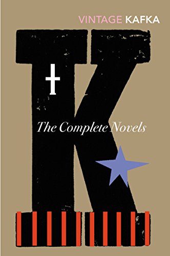 Book cover: "The Complete Novels" by Franz Kafka, featuring a large black "K".