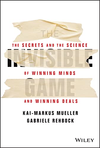Book cover: "The Invisible Game" with torn paper and bold text.