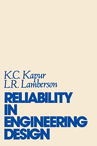 Book cover with blue text on a cream background titled Reliability in Engineering Design.