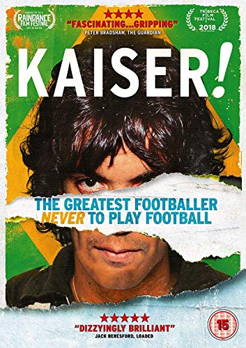 DVD cover for "Kaiser!", featuring a portrait of a man with curly hair.
