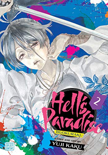 Manga cover featuring a character holding a sword against a colorful paint-splattered background.