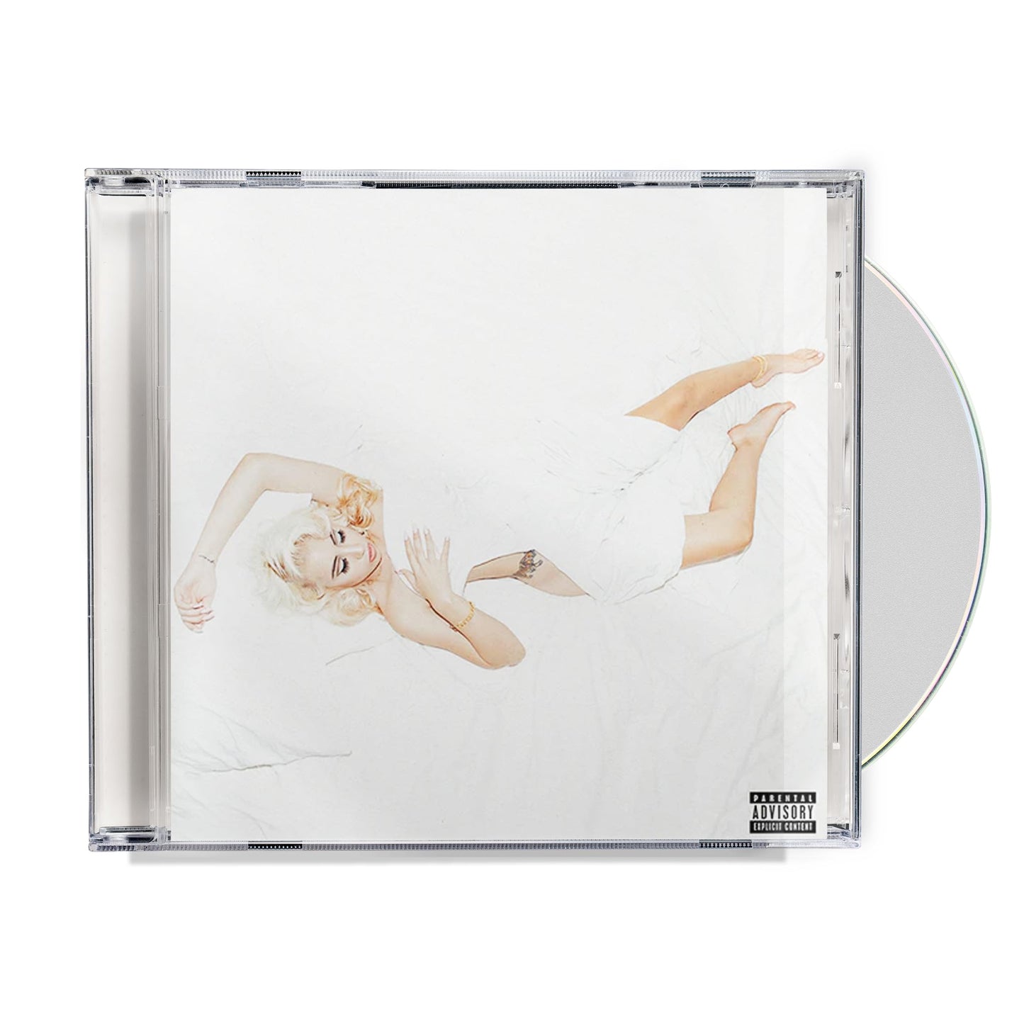 Kali Uchis "Por Vida" CD case with a reclining woman on the cover.