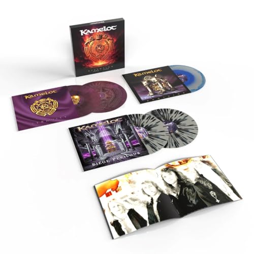 Kamelot "Ascension" vinyl box set with records, booklet, and artwork.