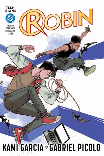 Comic book cover featuring Robin in dynamic action pose, illustrated style.