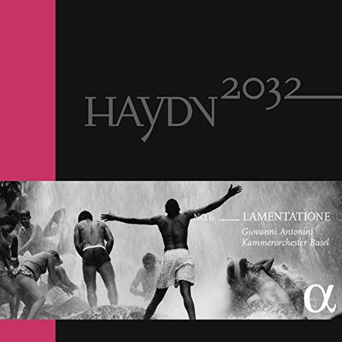 Vinyl album cover: "Haydn 2032 Vol.6 - Lamentatione" with figures in water.