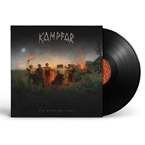 Kampfar vinyl record with cover art depicting a folk dance scene.