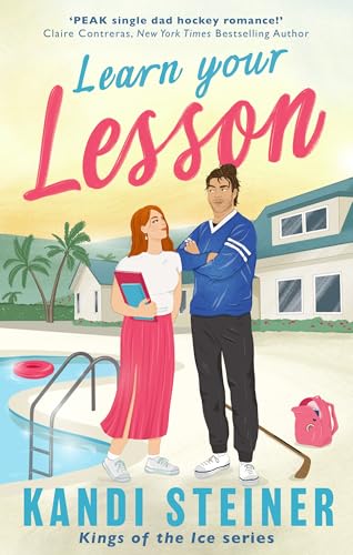 Book cover showing a woman and a man standing by a swimming pool.