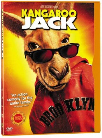 DVD cover featuring a kangaroo wearing sunglasses and a red Brooklyn hoodie.