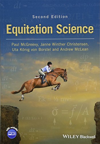 Book cover: "Equitation Science," featuring a horse and rider jumping.