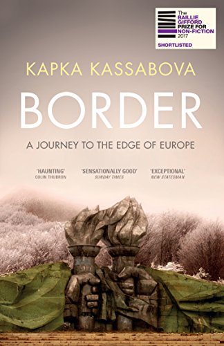 Book cover for Border by Kapka Kassabova featuring a stone sculpture of two torches.