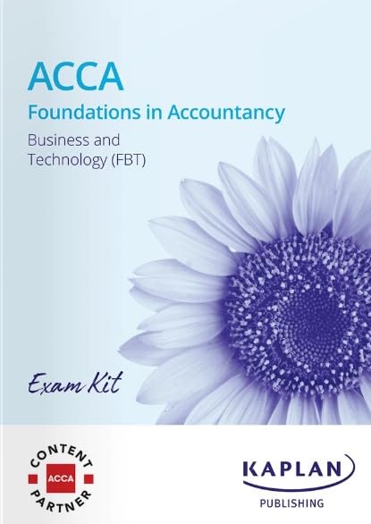 ACCA Foundations in Accountancy Business and Technology Exam Kit with sunflower.