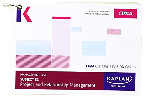 Kaplan revision cards for CIMA E2 Project and Relationship Management.