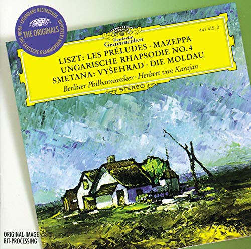 CD cover with a painted landscape and classical music titles.