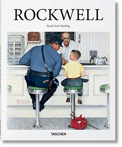 Book cover featuring a Norman Rockwell painting of a diner scene.