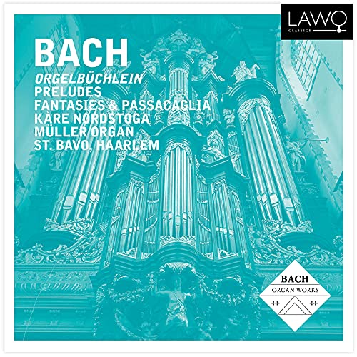 CD cover featuring a teal-toned image of a large church organ.