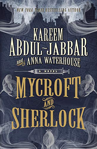 Book cover for “Mycroft and Sherlock” with ornate design and text.