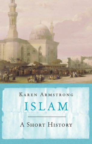 Book cover for Islam: A Short History by Karen Armstrong featuring a historical mosque painting.