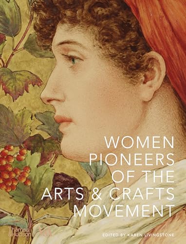 Book cover featuring a profile portrait of a woman with red headwear and foliage.