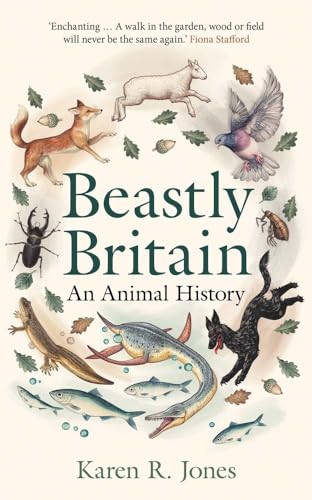 Book cover: "Beastly Britain" depicts various British animals in illustration.