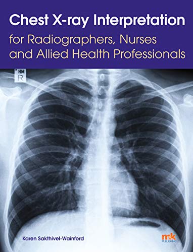 Book cover featuring a chest X-ray and title for healthcare professionals.
