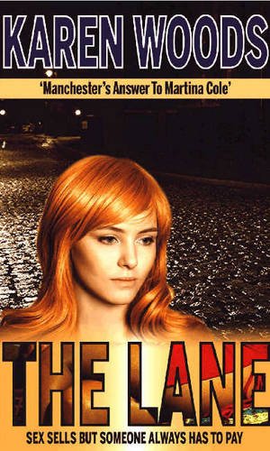 Book cover featuring a red-haired woman against a dark, cobblestone street background.