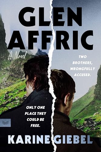 Book cover for “Glen Affric” featuring two men and a landscape.