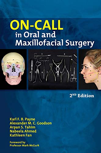 Book cover: “On-Call in Oral and Maxillofacial Surgery”, 2nd edition.