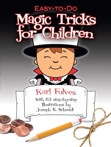 Book cover with cartoon magician, coins, pencil, and scroll.