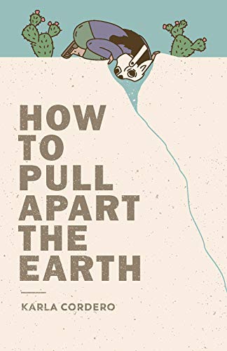 Book cover: person digging into earth, cacti, bold title text.