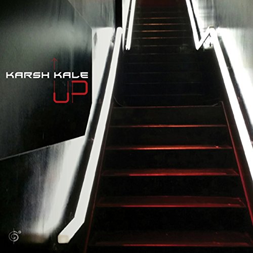 "CD album cover featuring a dark staircase with red steps and white handrails."
