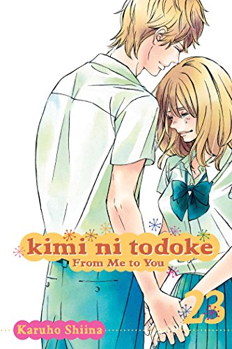 Manga cover showing a blonde boy and girl holding hands, volume 23.