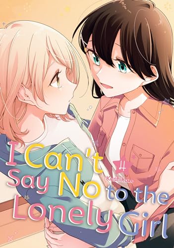 Two young women embracing, manga-style illustration for “I Can't Say No.”