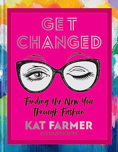Book cover with pink background, glasses, and text “Get Changed.”