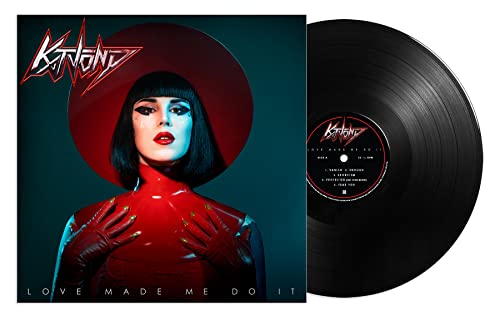 Kat Von D "Love Made Me Do It" vinyl record with album cover.