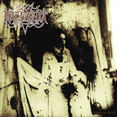 Katatonia album cover: grayscale image of a figure in a robe.