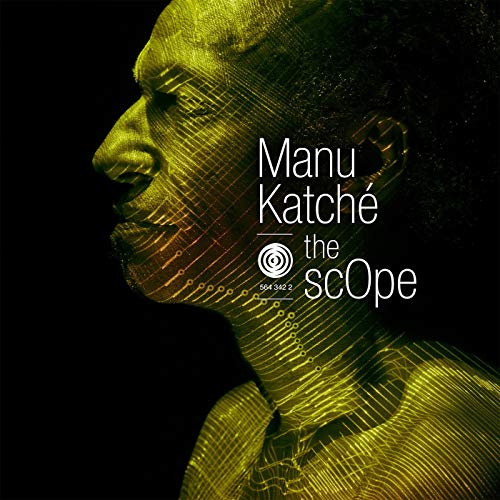 CD cover featuring a profile of Manu Katche with yellow circuitry overlay.
