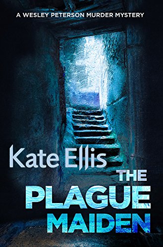 Book cover: dark, blue-toned image of stairs leading to bright light.