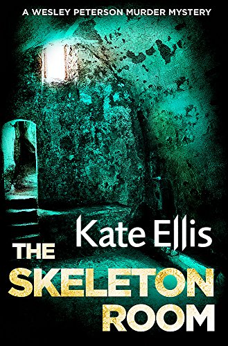 Book cover featuring a dark, teal-lit stone room with a bright light source above.