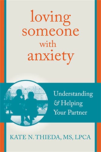 Book cover with title “Loving Someone with Anxiety” and a couple’s silhouette.