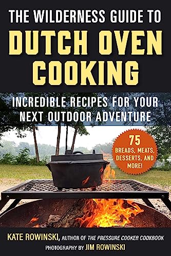 Book cover featuring a black Dutch oven over a campfire with forest backdrop.