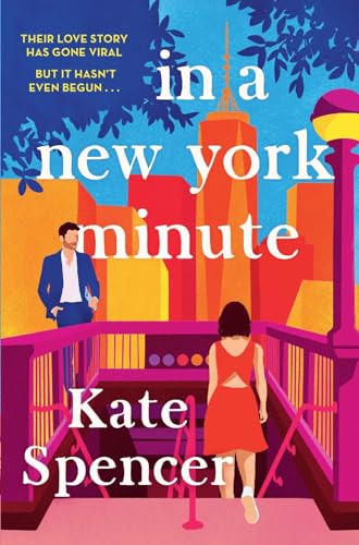 Book cover: couple in New York City, bold colors, illustrated style.