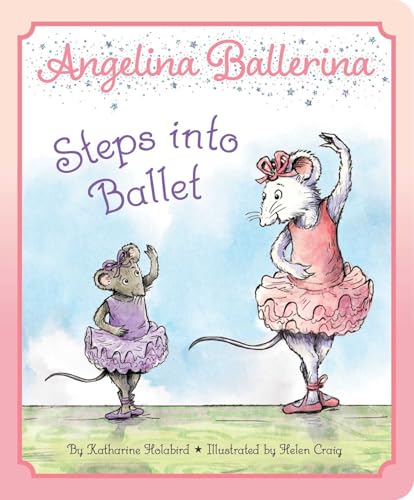 Book cover featuring two young mice ballerinas in pink tutus.