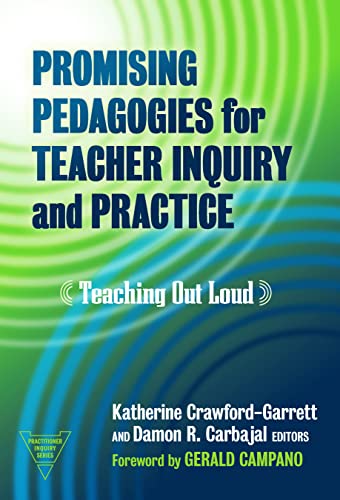 Book cover with blue text over a green and blue concentric circle background.