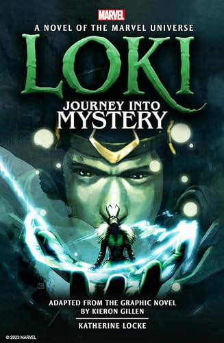 Book cover for "Loki: Journey Into Mystery" featuring Loki and a large face.