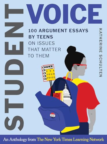 Book cover: “Student Voice” with illustration of a student activist.