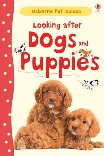Book cover featuring two fluffy brown puppies and illustrated dogs.