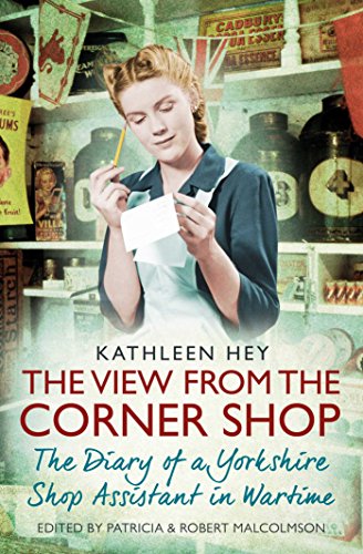 Vintage book cover featuring a woman working in a wartime shop.